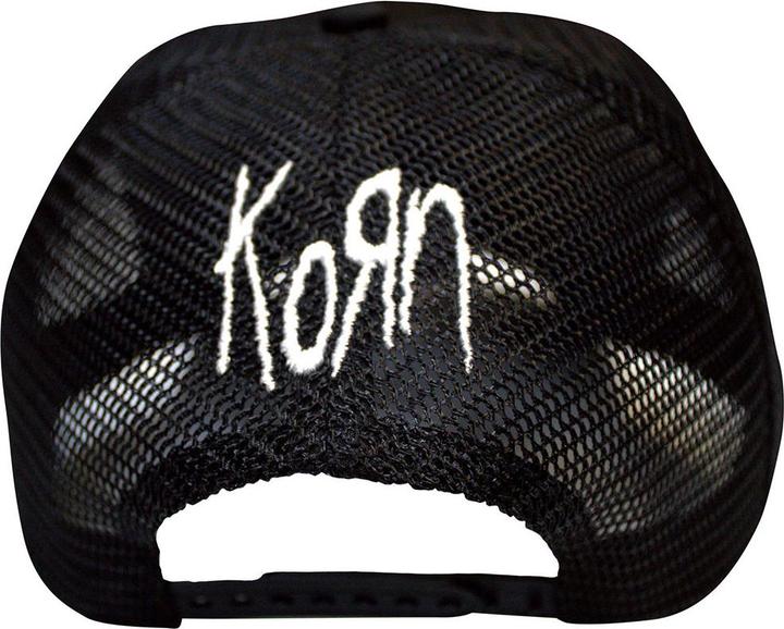 Actual product image Korn Unisex Adult Sonic Silver Back Print Logo Trucker Cap (One size)
