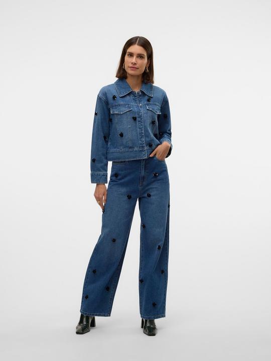 Actual product image Vero Moda VMTAYLOR Mid Rise Baggy Fit Jeans Weit geschnitten (W27/L32)