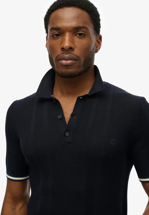 Produktbild Superdry Kurzärmeliges Strick-Polohemd mit Struktur (XL)