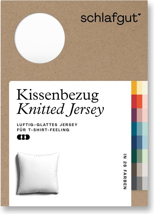 Produktbild schlafgut Knitted Jersey (Duvetbezug, 40 x 40 cm)