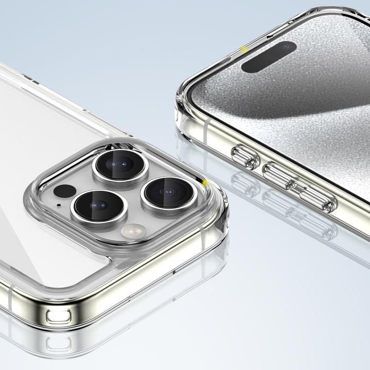 Image du produit Hurtel Outer Space Case avec cadre en gel pour iPhone 16 Pro Max - Transparent (Apple iPhone 16 Pro Max)
