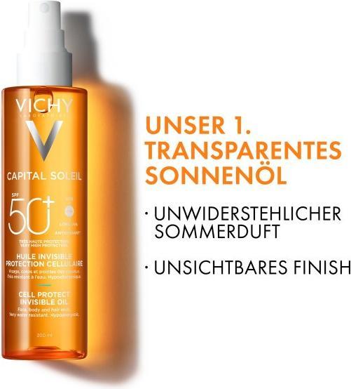 Immagine prodotto Vichy Capital Soleil Invisible (Olio abbronzatura, SPF 50+, 200 ml)