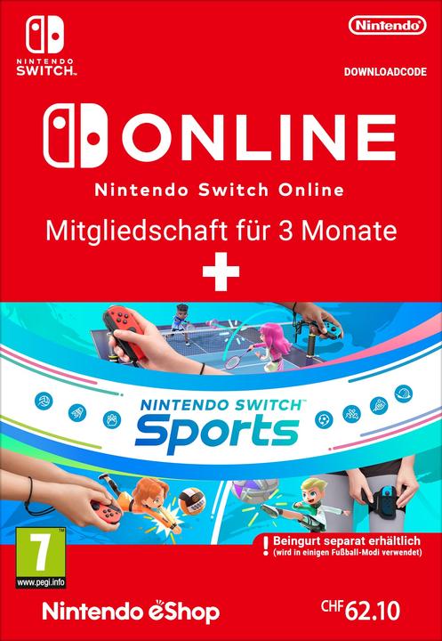 Produktbild Nintendo Switch Sports + NSO 90 days Digital Code (Switch)