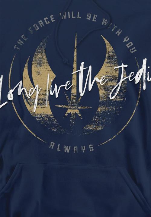 Produktbild Star Wars Long Live The Jedi Kapuzenpullover (L)