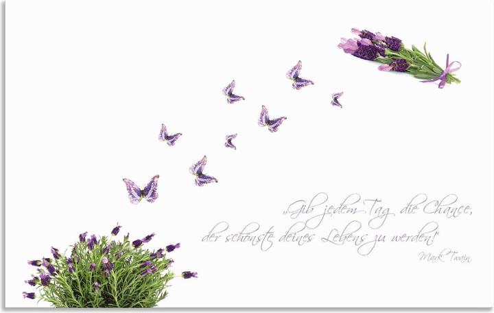 Produktbild Artland Lila Schmetterlinge an Lavendel