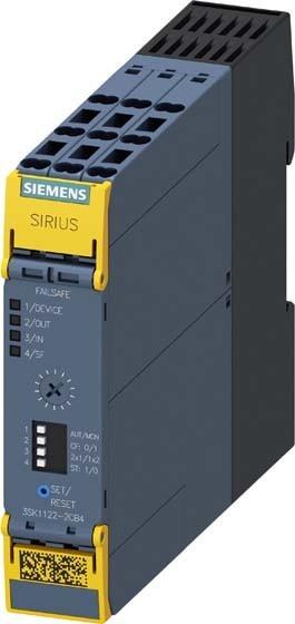Image du produit Siemens Appareil de commutation d'ARRÊT D'URGENCE 24V/DC Appareil de base 3SK1122-2CB44