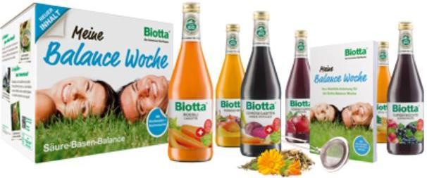 Produktbild Biotta Balance Woche