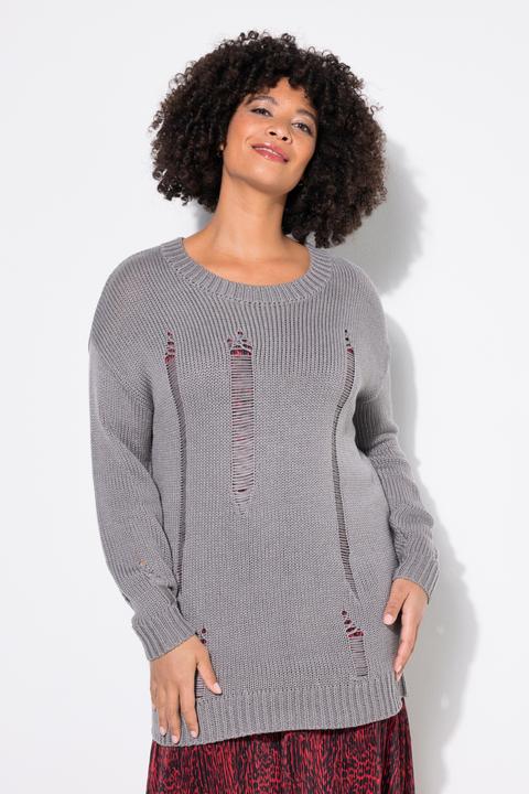 Produktbild Angel of Style Pullover, Loose Fit, Destroyed-Look (50, 52)