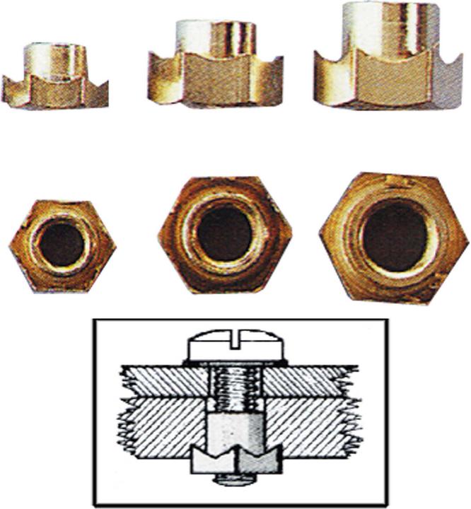 Actual product image Modellbau Lindinger serrated nuts m4 8pcs. (M4)