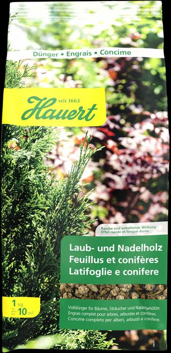 Hauert Laub und Nadelholzdünger (1 kg, 1 l)