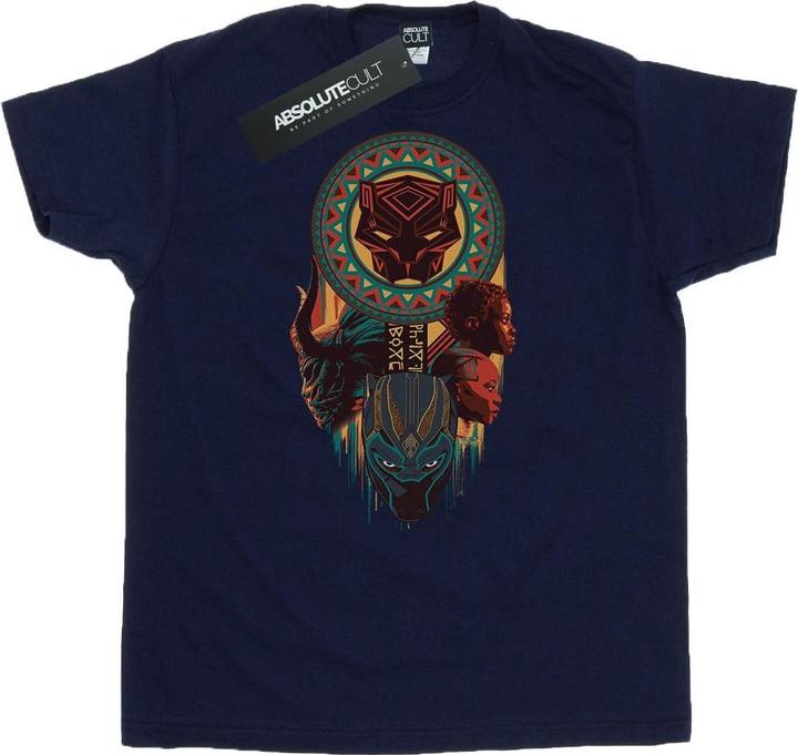 Schwarzer Panther Totem TShirt (M)