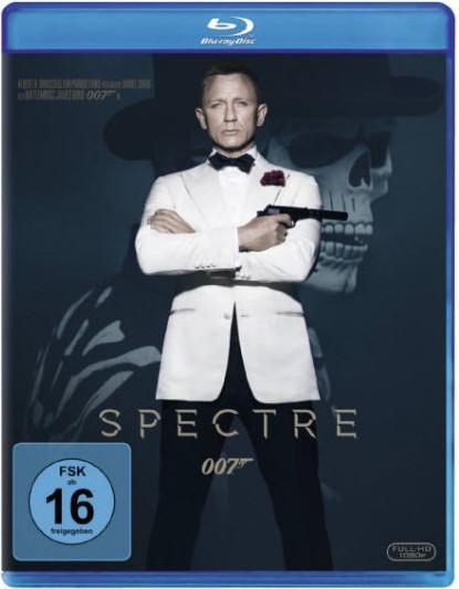 James Bond Spectre (Blu-ray, 2015, Tedesco)