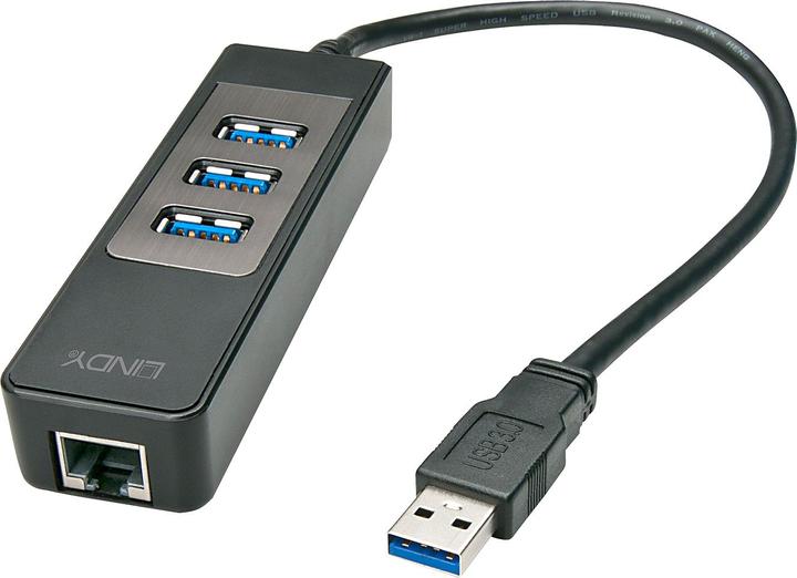 Actual product image Lindy USB 3.1 Hub (USB-C, 4 Ports)