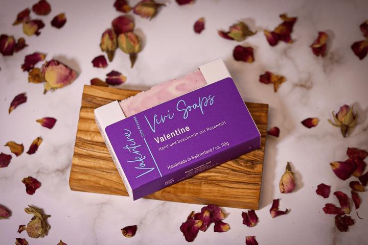 Vivi Soaps Valentine - Rosenseife (Hartseife)