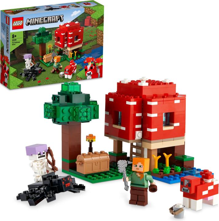 Produktbild LEGO Das Pilzhaus (21179, LEGO Minecraft)
