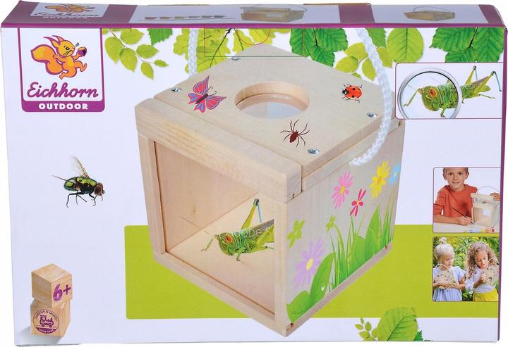 Produktbild Eichhorn Insekten-Uhrenbox aus Holz für den Aussenbereich (Wildbienen)
