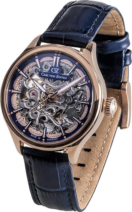 Carl von Zeyten CVZ0072RBLS Horbach Damen Automatik 38mm 3ATM (Chronometer, 38 mm)