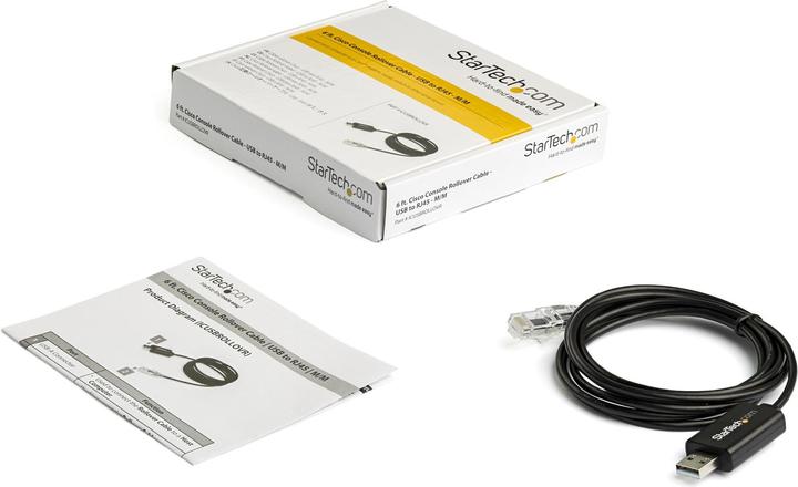 Produktbild StarTech Cisco USB Console Cable (1.80 m, USB 2.0)