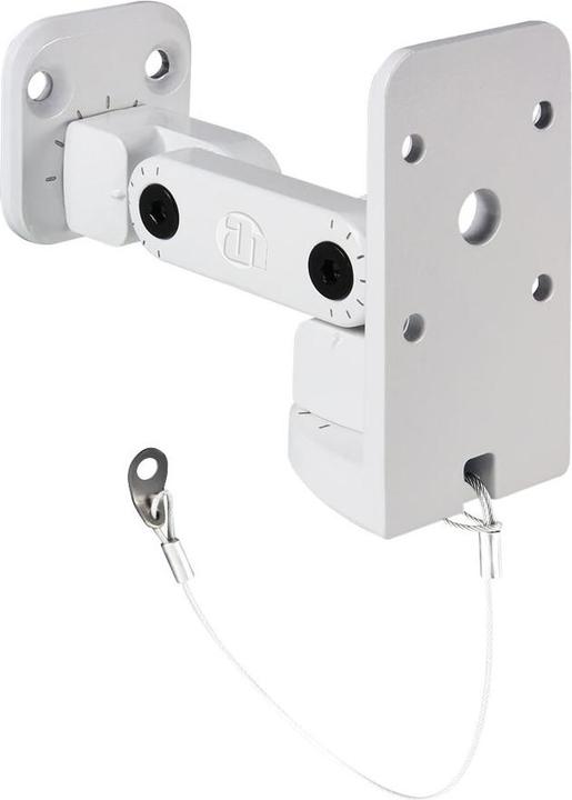 Adam Hall SUWMB10W PA-Lautsprecher-Halterung Neigbar, Schwenkbar St (1 Stk., Wandmontage, Schwenkbar, Neigbar)