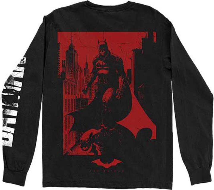 Immagine prodotto Batman Maglietta a maniche lunghe in cotone unisex per adulti (M)