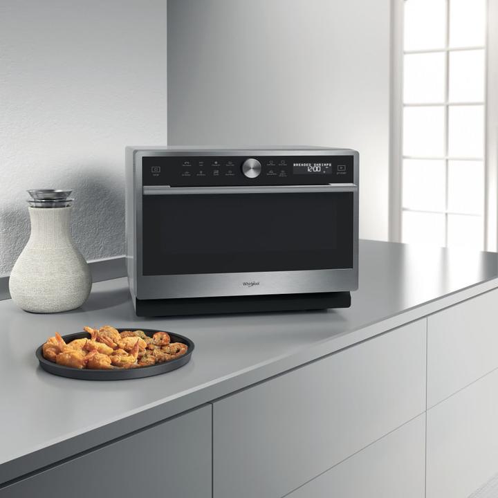 Actual product image Whirlpool MWSC 9133 SX Flat surface Combi-microwave 33 L 1000 W Black, Stainless steel (33 l)