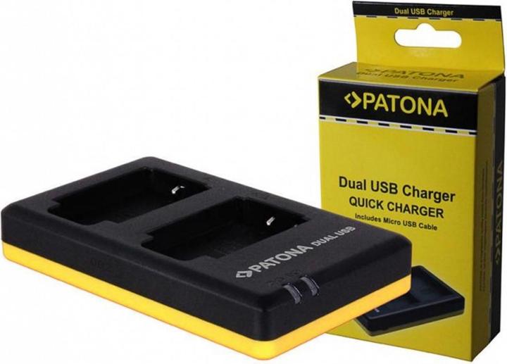 Actual product image Patona NP-BX1 Dual Charger (Camera battery charger)