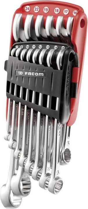 Actual product image Facom Combination wrench set (19 mm, 12 mm, 24 mm, 14 mm, 22 mm, 16 mm, 10 mm, 18 mm, 7 mm, 17 mm, 11 mm, 15 mm, 8 mm, 13 mm)