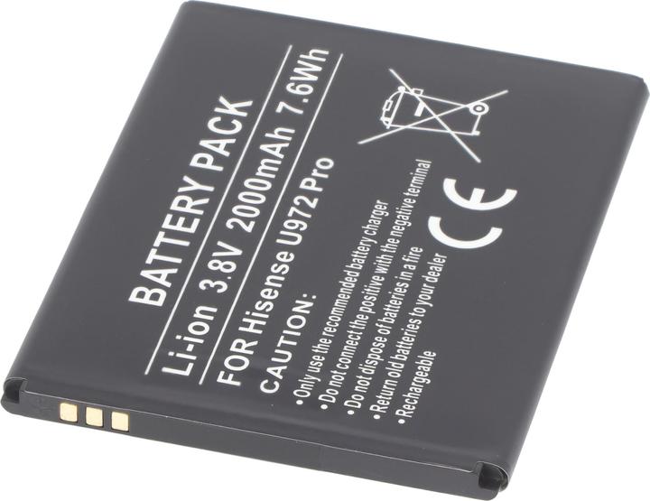 Actual product image AccuCell Akku Hisense U972 Pro, Li38200F