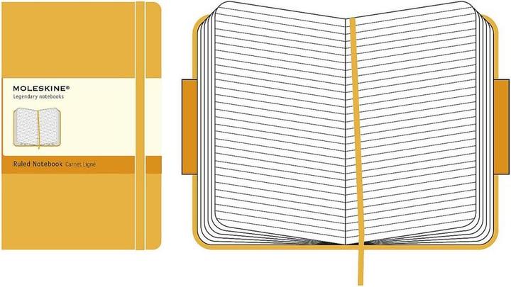 Actual product image Moleskine Classic Orange Yellow XS Ruled (Hardcover)