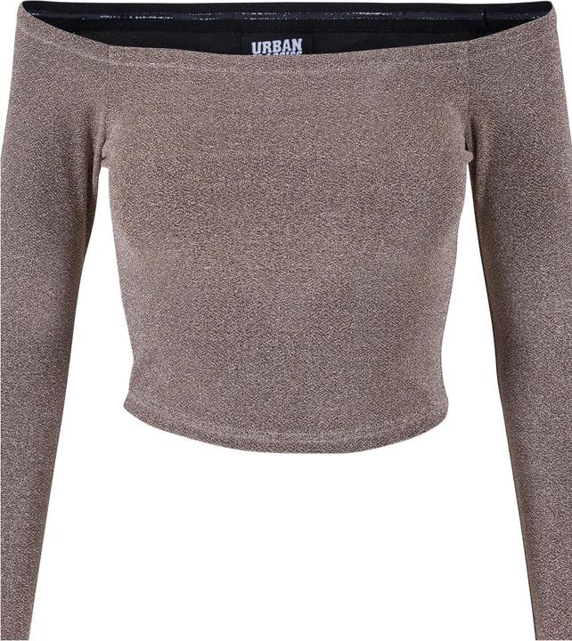 Immagine prodotto Urban Classics Ladies Off Shoulder Glitter Longsleeve (S)
