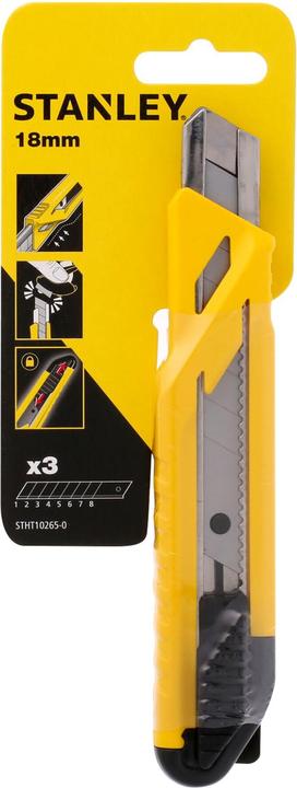 Image du produit Stanley Couteau Easy Cut (curseur) 18mm avec lame sécable STHT10265- (Cutters)