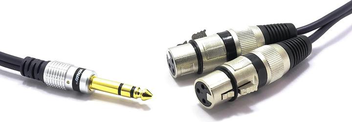 Produktbild Vitalco 2x XLR auf Klinke Mikrofonkabel Adapter (3 m, 3.5mm Klinke (AUX), XLR)