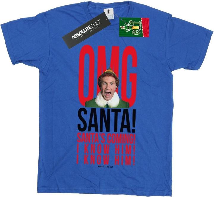 Elf OMG Santa I Know Him TShirt Jungen