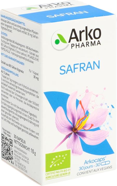 Arkopharma Arkocaps Bio Safran Kapseln (30 Stück, Kapseln, 33 g)