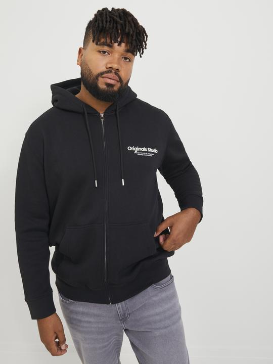 Immagine prodotto Jack & Jones Felpa con cappuccio con zip Plus Size (5XL)