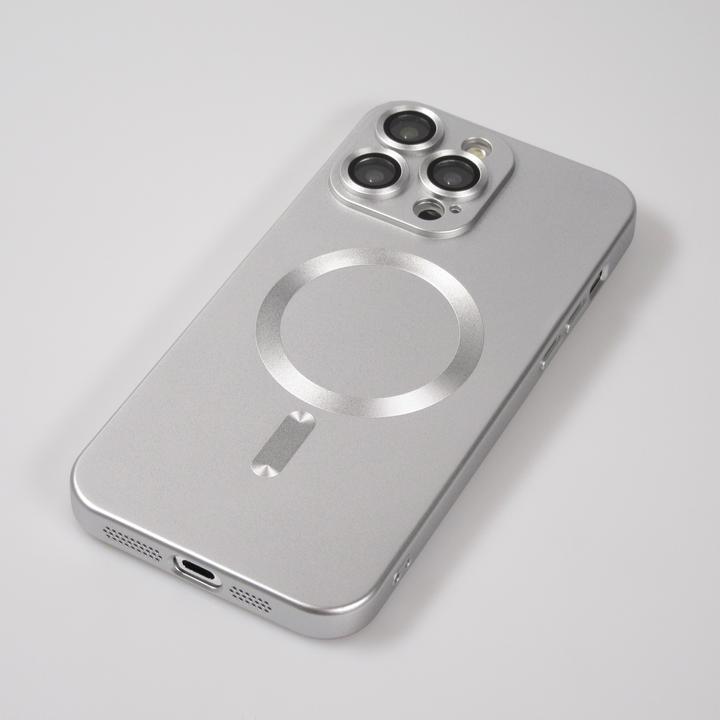 Produktbild PhoneLook Hülle Gummi weich mit Kameraschutzglas MagSafe (Apple iPhone 15 Pro Max)
