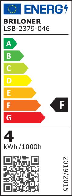 Label énergétique Briloner Luminaire d'agencement (400 lm)
