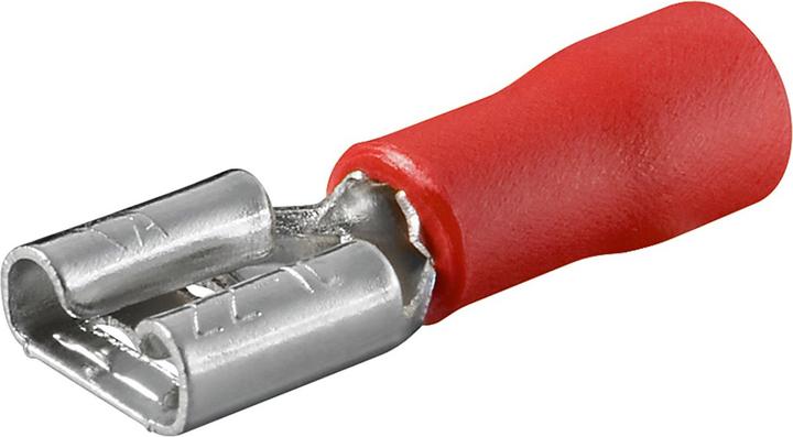 Goobay Flat plug sleeve, red