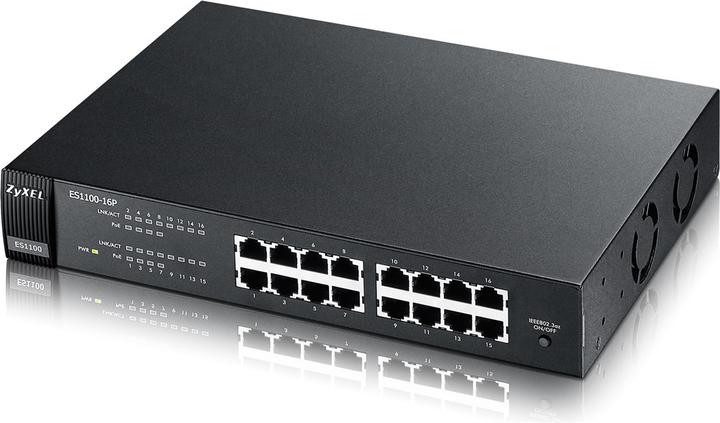 Image du produit Zyxel ES1100-16P v2 (16 Ports)