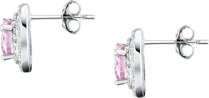 Image du produit Morellato Shiny Silver Earrings With Pink Zircon Tesori Saiw273 (Argent 925)