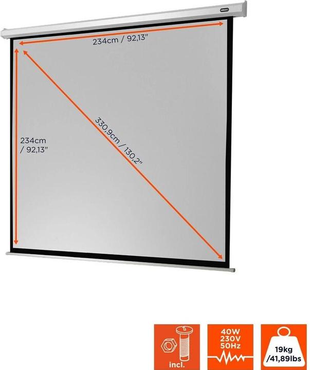 Image du produit Celexon Moteur Economy, écran, 1:1 (133.46", 1:1)