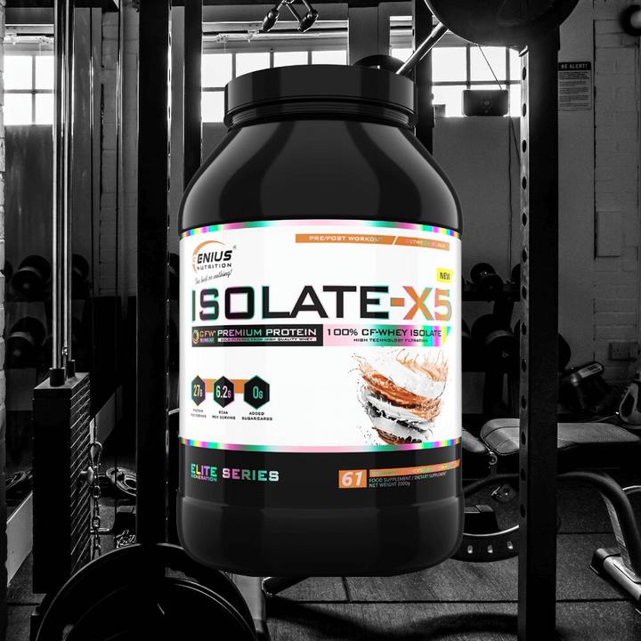Actual product image Genius Nutrition Isolate-X5 (Wheysquick Chocolate, 1 pcs., 2000 g)