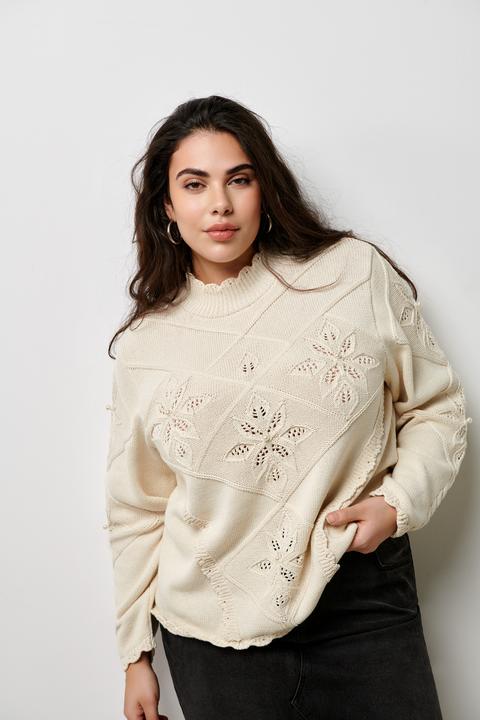 Actual product image Only Knit Fit High Closed Curve Pullover Knitted jumper (S)