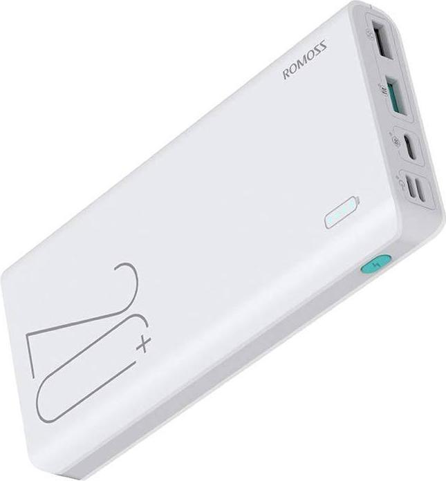 Actual product image Romoss bank (additional battery) Sense 6+ (20000 mAh, 20 W, 74 Wh)