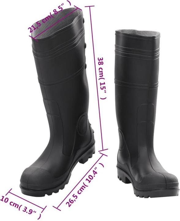 Image du produit VidaXL Bottes en caoutchouc (39)