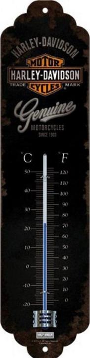 Actual product image Nostalgic-Art Merchandising Thermometer Harley Davidson 6.5 x 28 cm