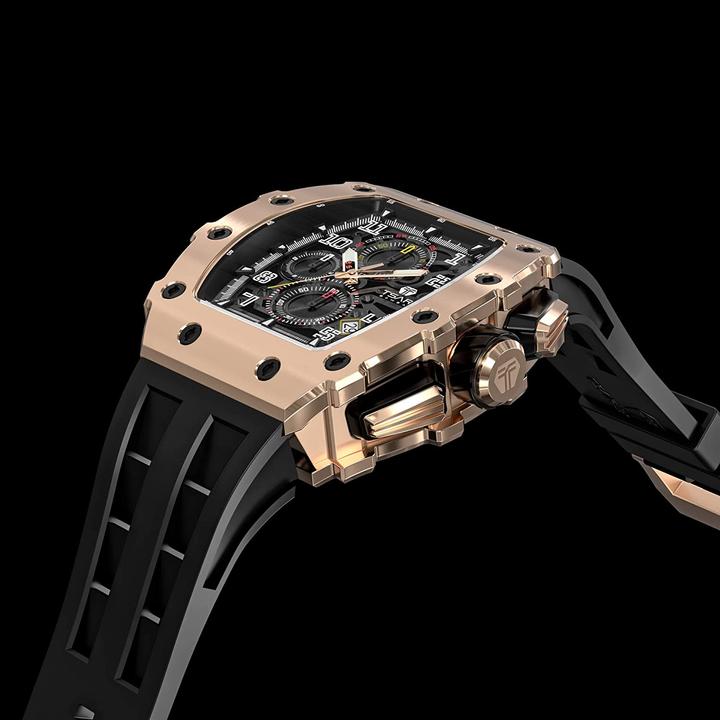 Image du produit Tsar Bomba Montre homme étanche en acier inoxydable (Chronographe, 43.50 mm)