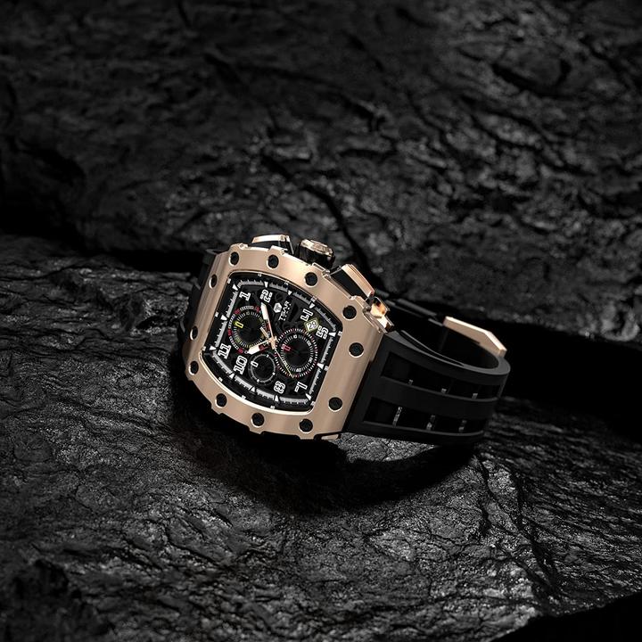 Image du produit Tsar Bomba Montre homme étanche en acier inoxydable (Chronographe, 43.50 mm)