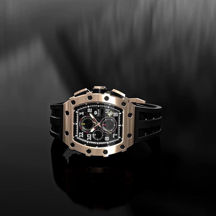 Image du produit Tsar Bomba Montre homme étanche en acier inoxydable (Chronographe, 43.50 mm)
