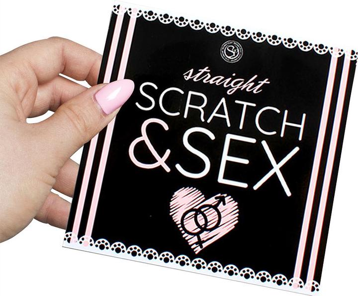 Produktbild Secret play Scratch & Sex Straight (Kartenspiel, Deutsch, Spanisch, Französisch, Portugiesisch, Englisch)